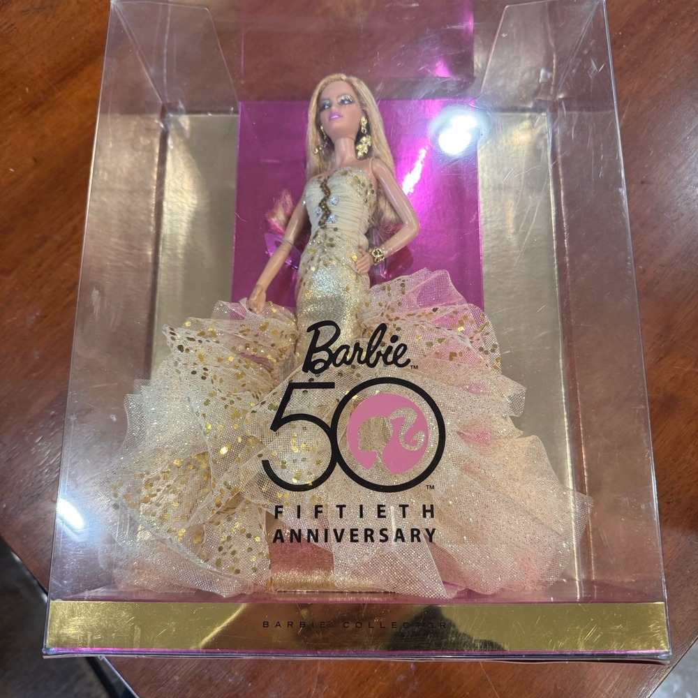 Barbie 50th Anniversary RARE Mattel Collector Doll New NRFB #4981